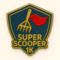 Super Scooper 1K Lapel Pin