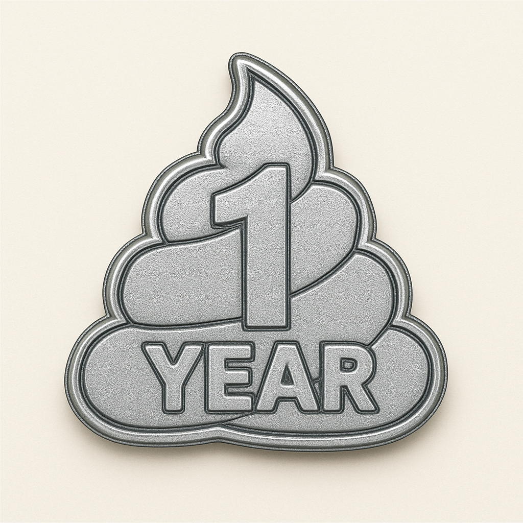 1-Year Tenure Lapel Pin