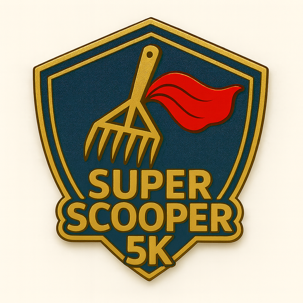 Super Scooper 5K Lapel Pin