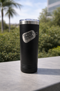 22 oz Black Coffee Cup w/ Logo