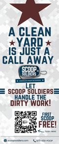 Scoop Soldiers Door Hangers, Quantity of 100