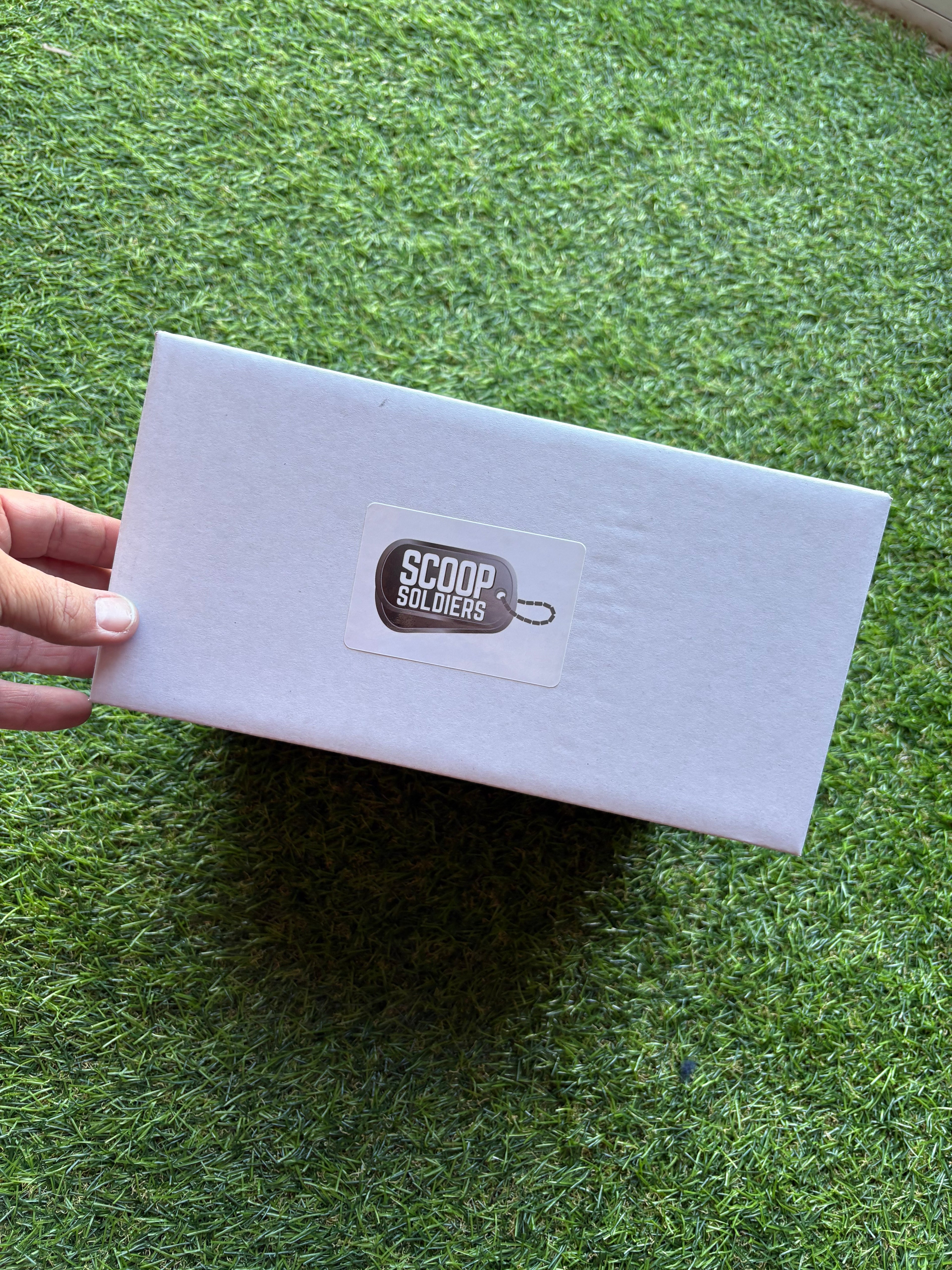 Scoop Soldiers Logo Stickers – Bold Branding for Every Surface, Quantity of 100