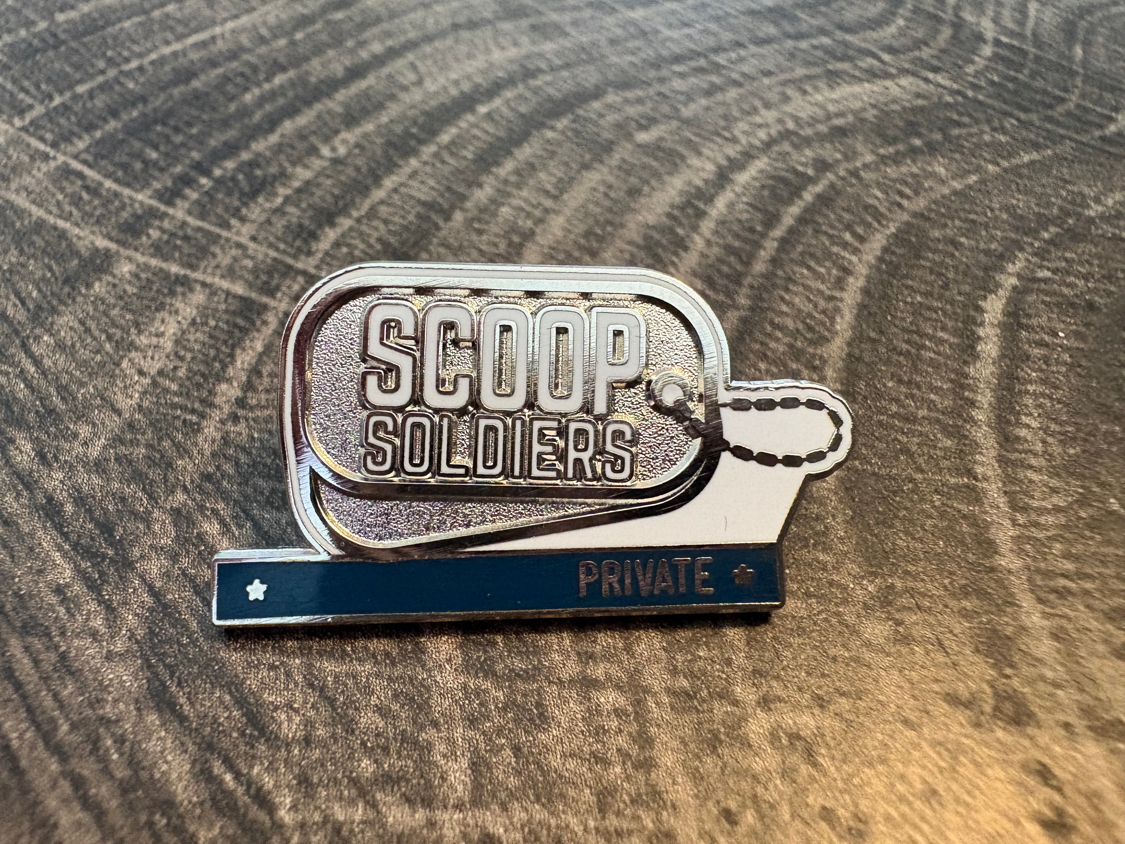 Private Rank Technician Lapel Pin