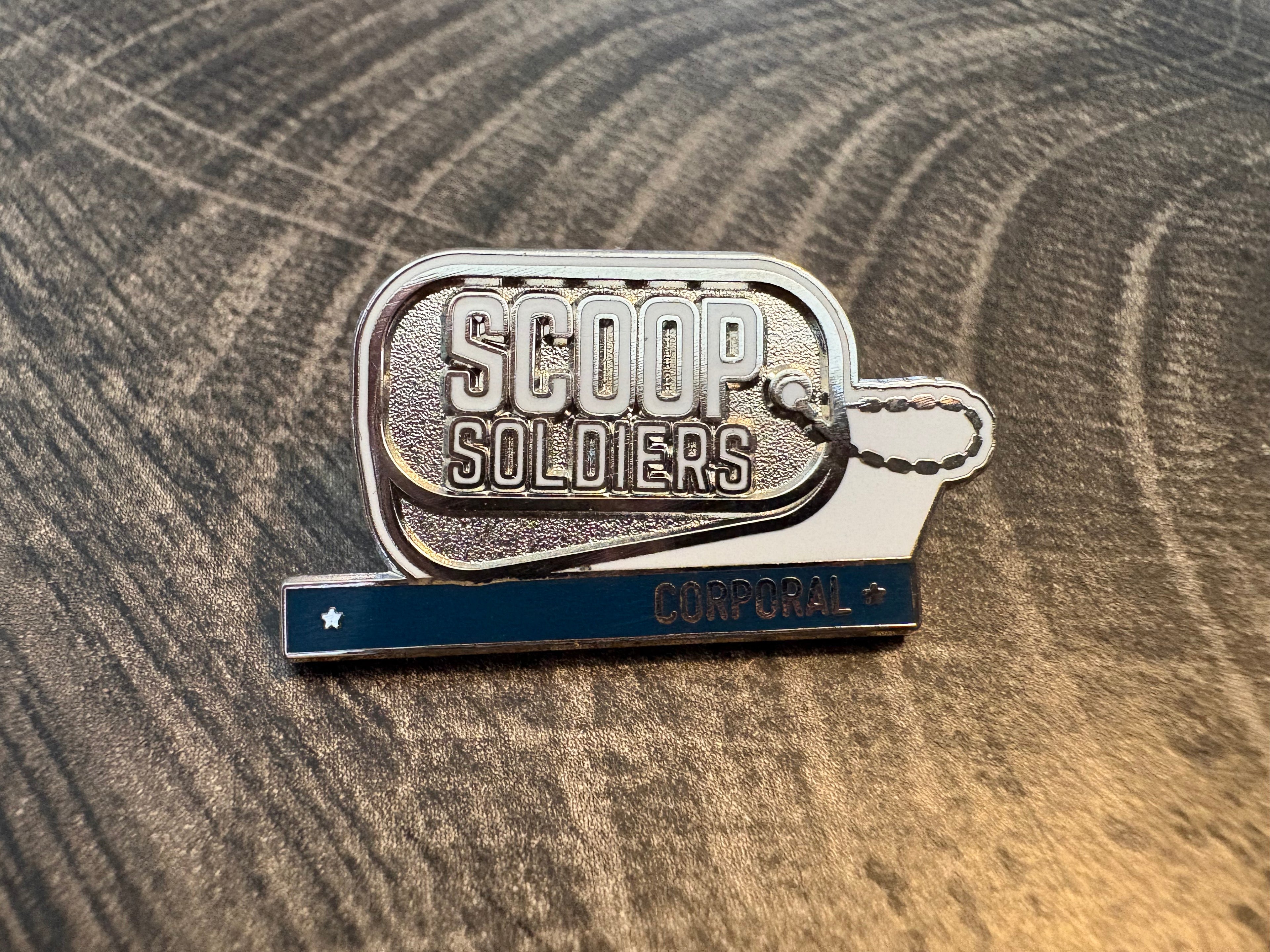 Corporal Rank Technician Lapel Pin