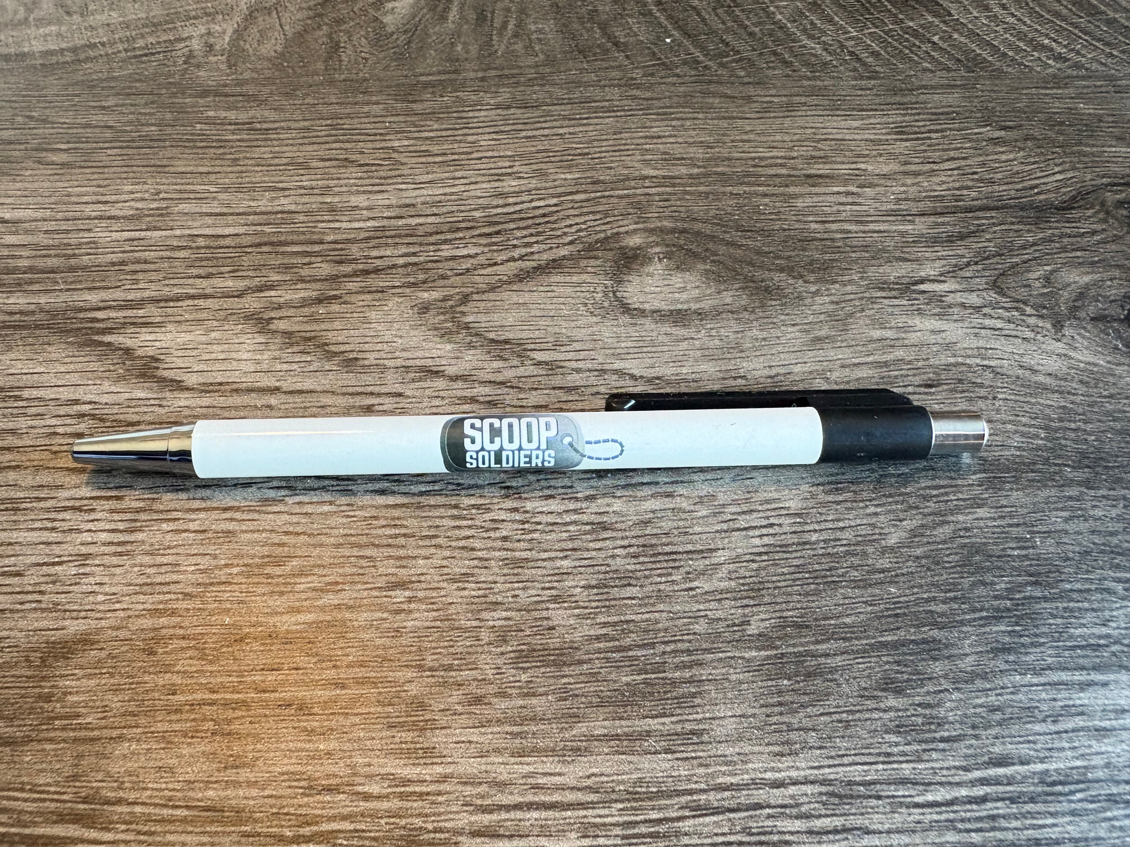 Scoop Soldiers Logo Pen