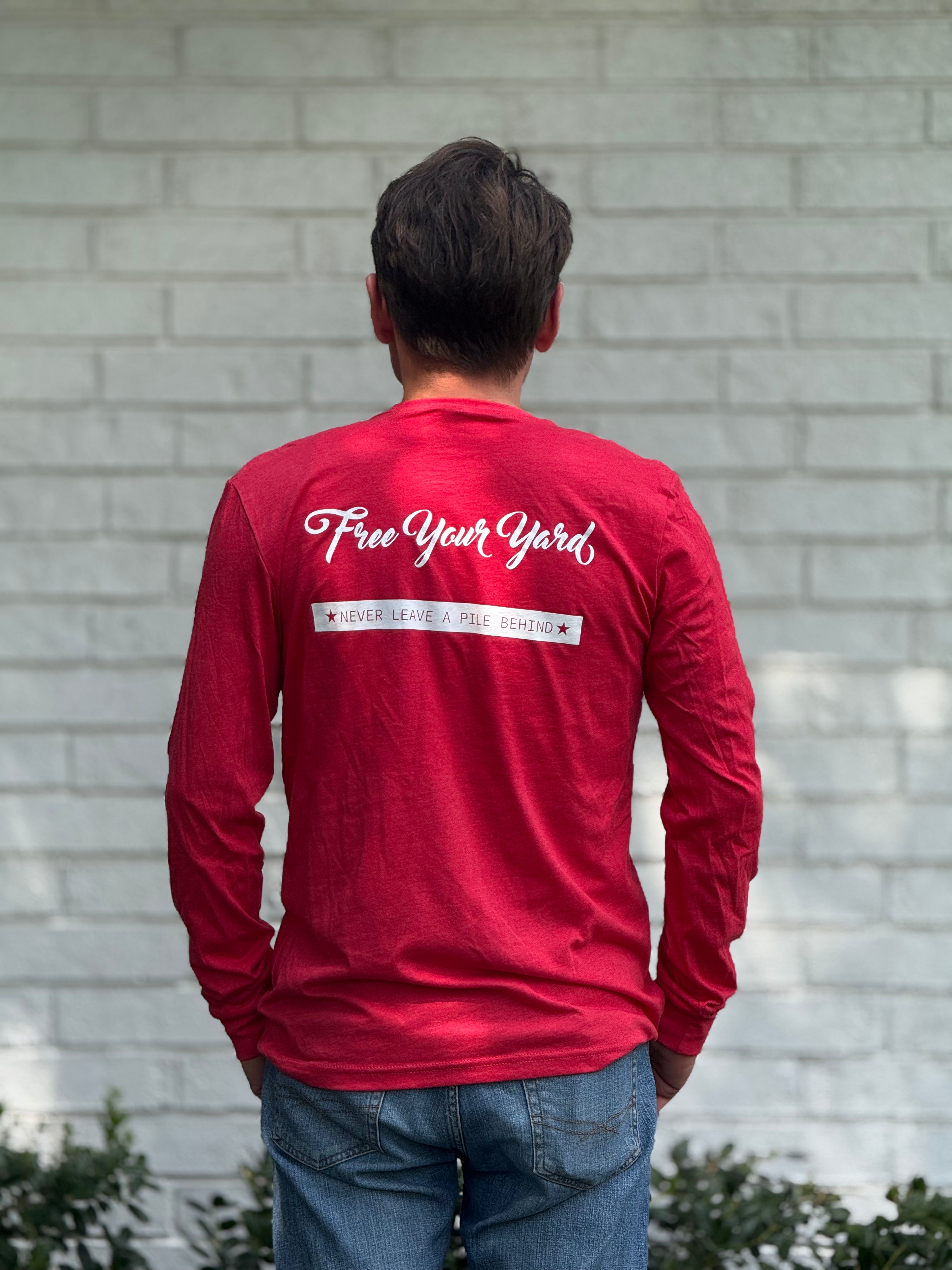 Scoop Soldiers Long Sleeve Cotton Logo Shirt, Unisex Comfort Fit Work & Casual Tee