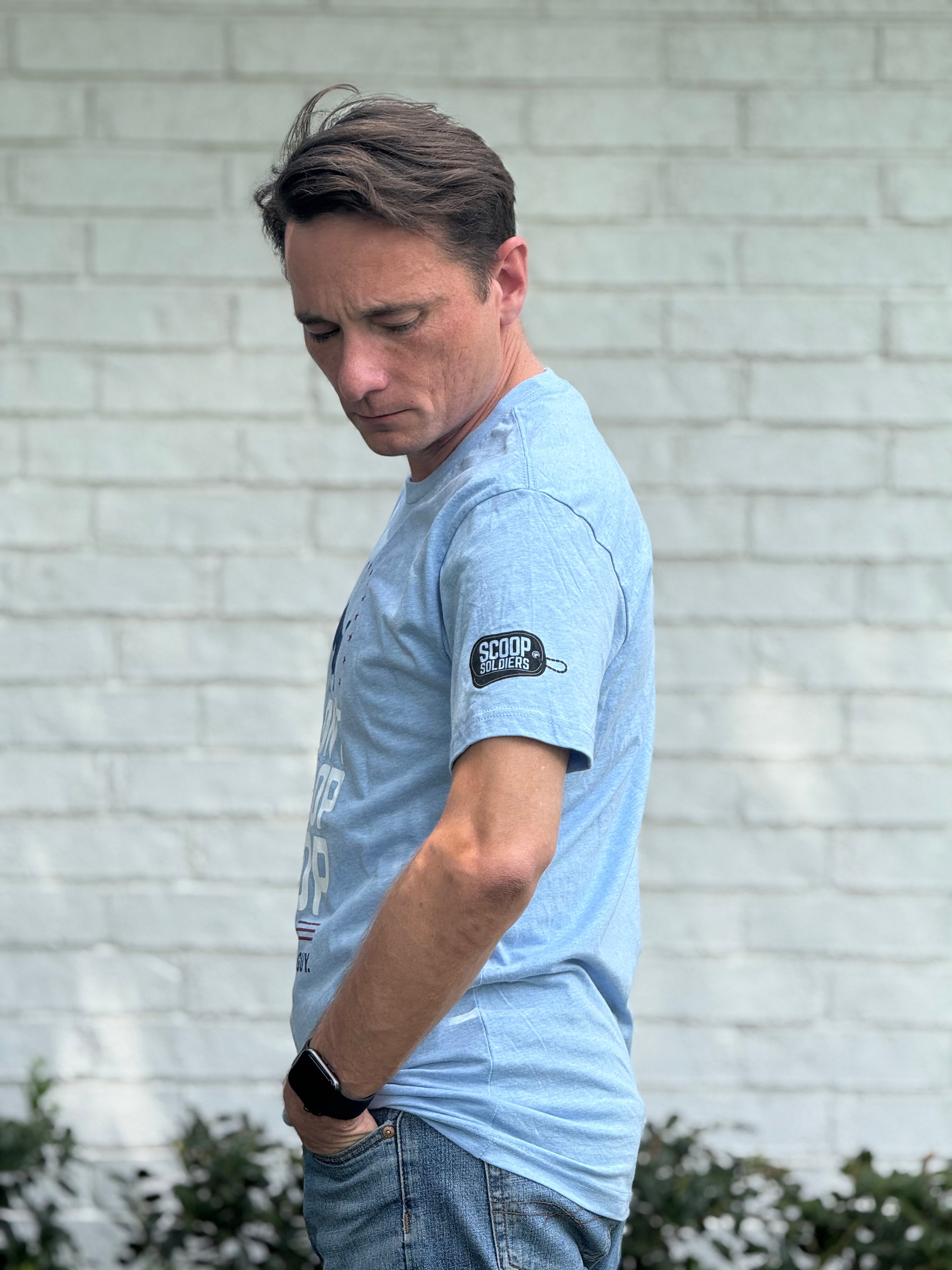 “I Don’t Scoop Poop But I Know a Guy” T-Shirt – Funny Pet Lover Tee