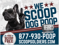 First Scoop Free Yard Sign, Outdoor Advertising for Pet Waste Removal Services, Quantity of 100
